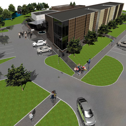 TIRDZNIECĪBAS ĒKA. Krāslava, Dīķu iela 2a, 2 / Pirmsskiču stadija. PP 2007/11