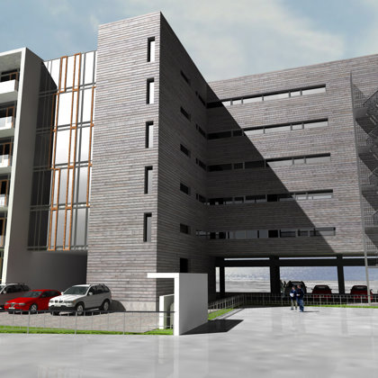 BIROJU UN DAUDZDZĪVOKĻU DZĪVOJAMĀ ĒKA Rīga, Kr.Valdemāra iela / Pirmsskiču stadija 2006.g.