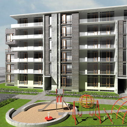 BIROJU UN DAUDZDZĪVOKĻU DZĪVOJAMĀ ĒKA Rīga, Kr.Valdemāra iela / Pirmsskiču stadija 2006.g.