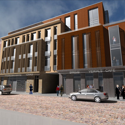 DAUDZDZĪVOKĻU DZĪVOJAMĀ ĒKA Rīga, Matīsa iela 86 / Pirmsskiču stadija. PP 2007/10