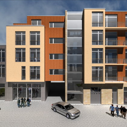 DAUDZDZĪVOKĻU DZĪVOJAMĀ ĒKA Rīga, Matīsa iela 86 / Pirmsskiču stadija. PP 2007/10