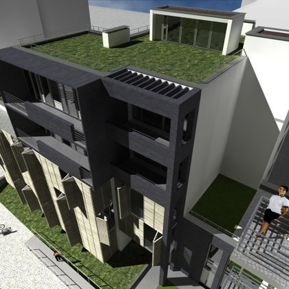 BIROJU UN DAUDZDZĪVOKĻU DZĪVOJAMĀ ĒKA Rīga, Kr. Barona ielā 89/91 / Tehn. projekts 2007.g.