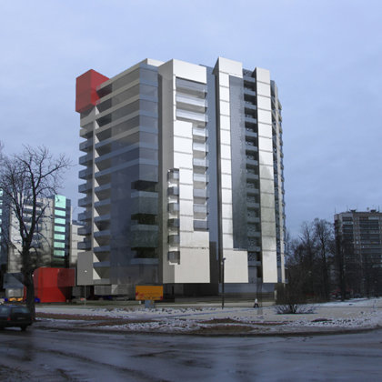 DAUDZDZĪVOKĻU DZĪVOJAMO ĒKU APBŪVE Rīga, Gramzdas un Anniņmuižas ielu stūrī / 2006.gads