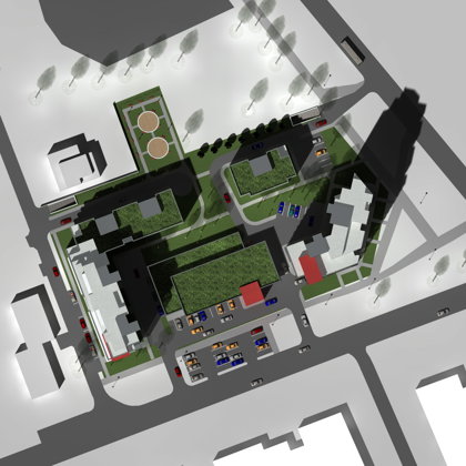 DAUDZDZĪVOKĻU DZĪVOJAMO ĒKU APBŪVE Rīga, Gramzdas un Anniņmuižas ielu stūrī / 2006.gads