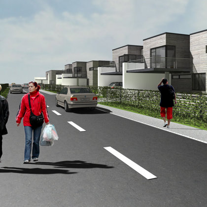 DVĪŅU UN SAVRUPMĀJU APBŪVES KOMPLEKSS. Rīga, Jaunciema gatve / Tehniskais projekts 2006.g.