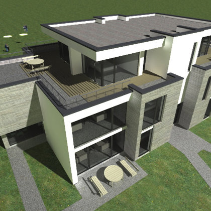 DVĪŅU UN SAVRUPMĀJU APBŪVES KOMPLEKSS. Rīga, Jaunciema gatve / Tehniskais projekts 2006.g.