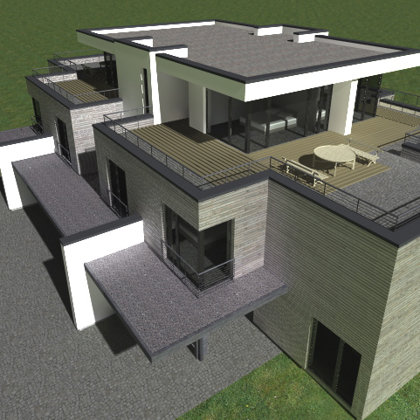 DVĪŅU UN SAVRUPMĀJU APBŪVES KOMPLEKSS. Rīga, Jaunciema gatve / Tehniskais projekts 2006.g.