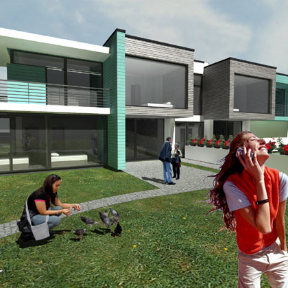 DVĪŅU ĒKU APBŪVES KOMPLEKSS. Rīga, Pludmales iela / Pirmsskiču stadija 2006.gads