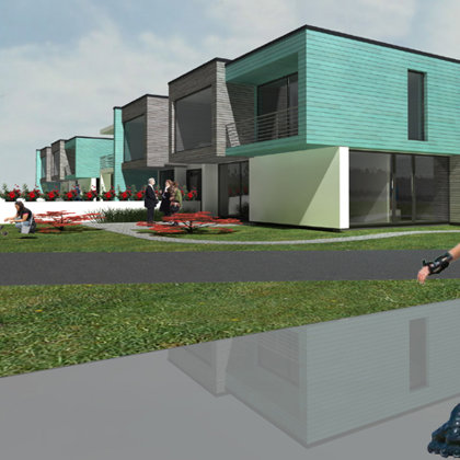 DVĪŅU ĒKU APBŪVES KOMPLEKSS. Rīga, Pludmales iela / Pirmsskiču stadija 2006.gads