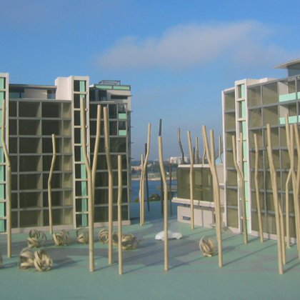 REHABILITĀCIJAS CENTRA KOMPLEKSS Jūrmala, Burtnieku iela 21 / Skiču projekts 2005.g.