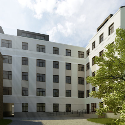 RECONSTRUCTION OF TWO APARTMENT HOUSES Riga, E.B.Upisa street / Project 2015-2018