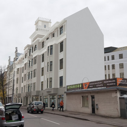 RECONSTRUCTION OF TWO APARTMENT HOUSES Riga, E.B.Upisa street / Project 2015-2018