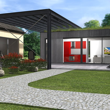 RECREATION HOUSE Ainavas street, Garkalnes region / Project proposal 2015