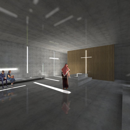 Chapel building. Tetele, Cenu region / Project proposal 2014