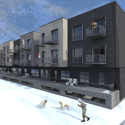 RESIDENTIAL HOUSE / Riga, Vecaku prospekts / Project proposal 2010