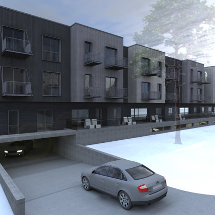 RESIDENTIAL HOUSE / Riga, Vecaku prospekts / Project proposal 2010