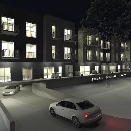 RESIDENTIAL HOUSE / Riga, Vecaku prospekts / Project proposal 2010