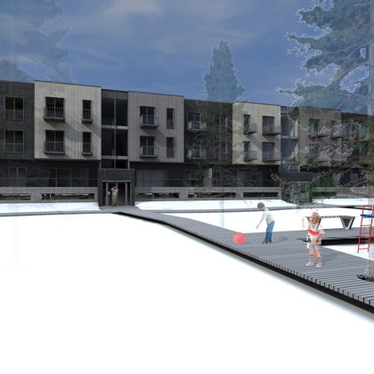 RESIDENTIAL HOUSE / Riga, Vecaku prospekts / Project proposal 2010