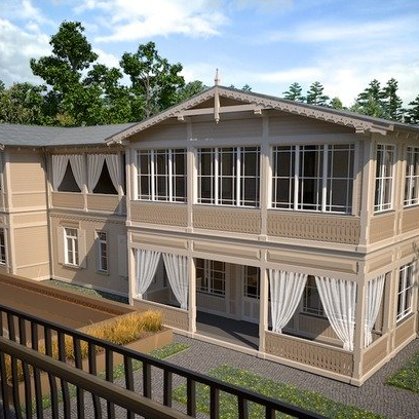 APARTMENT AND RECREATIONAL BUILDING. Jurmala, Dzintaru prospekts 23 / 2012/2013