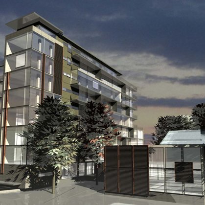 REZIDENTIAL AND OFFICE BUILDING / Riga, Kalnciema street 9 / 2004/11