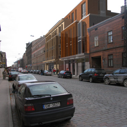 RESIDENTIAL HOUSE. Riga, Matisa street 86 / 2007/10