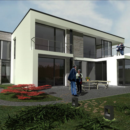 COMPLEX OF TWIN BUILDINGS AND PRIVATE HOUSES / Riga, Jaunciema gatve / 2006/01