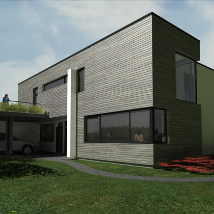 COMPLEX OF TWIN BUILDINGS AND PRIVATE HOUSES / Riga, Jaunciema gatve / 2006/01