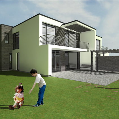 COMPLEX OF TWIN BUILDINGS AND PRIVATE HOUSES / Riga, Jaunciema gatve / 2006/01