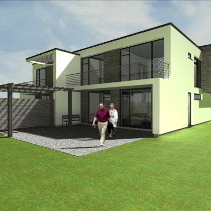 COMPLEX OF TWIN BUILDINGS AND PRIVATE HOUSES / Riga, Jaunciema gatve / 2006/01