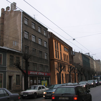 COMPETITION. RESIDENTIAL BUILDING / Riga, Gertrudes street 85 / 2007/01