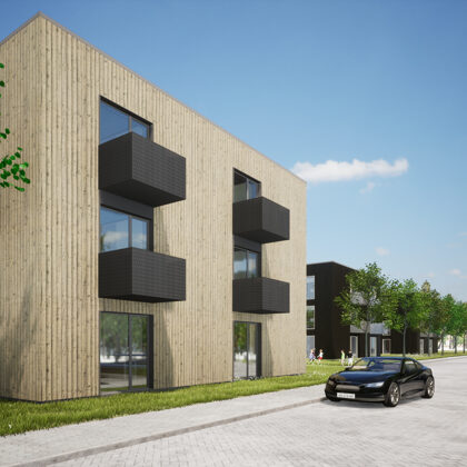 Daudzdzīvokļu dzīvojamo ēku apbūves priekšlikums Rīga Brailas iela 23 / Projekts 2022