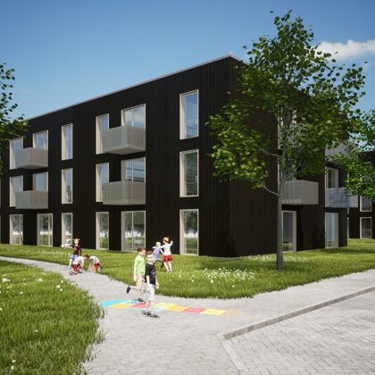 Daudzdzīvokļu dzīvojamo ēku apbūves priekšlikums Rīga Brailas iela 23 / Projekts 2022