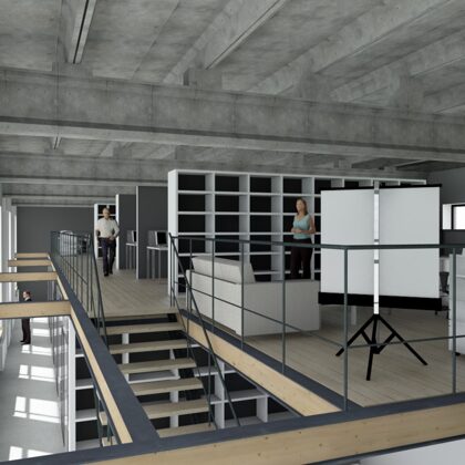 REPLANNING OF THE HALL INTO AN OFFICE / Riga, K. Ulmana gatve 1 / Project 2022