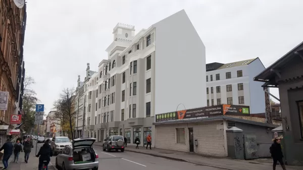 DIVU DAUDZDZĪVOKĻU DZĪVOJAMO ĒKU PĀRBŪVE Rīga, E.B.Upīša iela / Realizācijā 2015-2018