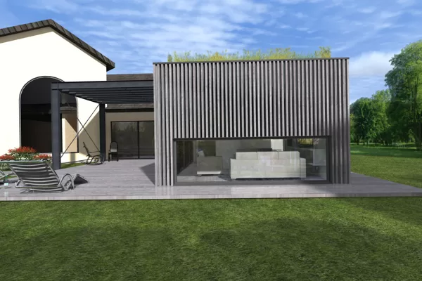 ATPŪTAS MĀJA Ainavas iela, Garkalnes novads / Skiču priekšlikums / 2015.gads / 115m2