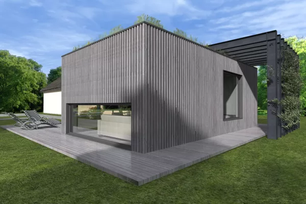 ATPŪTAS MĀJA Ainavas iela, Garkalnes novads / Skiču priekšlikums / 2015.gads / 115m2
