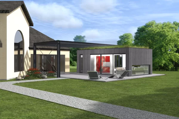ATPŪTAS MĀJA Ainavas iela, Garkalnes novads / Skiču priekšlikums / 2015.gads / 115m2