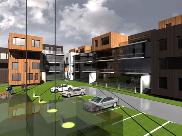 DAUDZDZĪVOKĻU DZĪVOJAMO MĀJU APBŪVE. Jūrmala, Muižas iela 11 / Skiču projekts. SP 2008/05