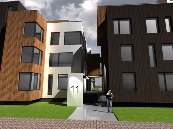 DAUDZDZĪVOKĻU DZĪVOJAMO MĀJU APBŪVE. Jūrmala, Muižas iela 11 / Skiču projekts. SP 2008/05