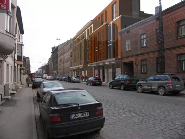 DAUDZDZĪVOKĻU DZĪVOJAMĀ ĒKA Rīga, Matīsa iela 86 / Pirmsskiču stadija. PP 2007/10