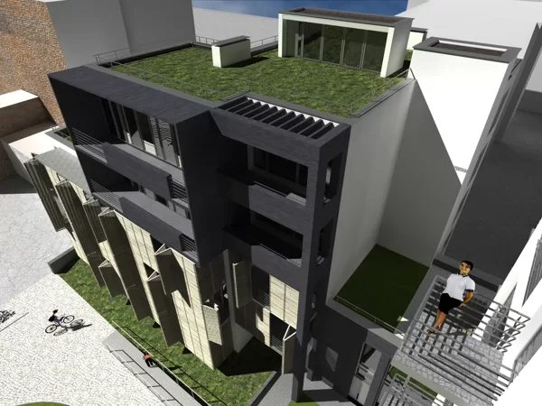 BIROJU UN DAUDZDZĪVOKĻU DZĪVOJAMĀ ĒKA Rīga, Kr. Barona ielā 89/91 / Tehn. projekts 2007.g.