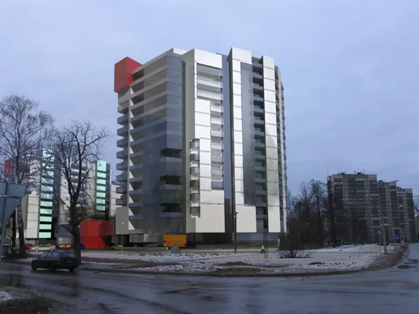 DAUDZDZĪVOKĻU DZĪVOJAMO ĒKU APBŪVE Rīga, Gramzdas un Anniņmuižas ielu stūrī / 2006.gads