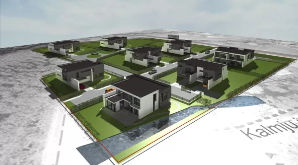 DVĪŅU UN SAVRUPMĀJU APBŪVES KOMPLEKSS. Rīga, Jaunciema gatve / Tehniskais projekts 2006.g.