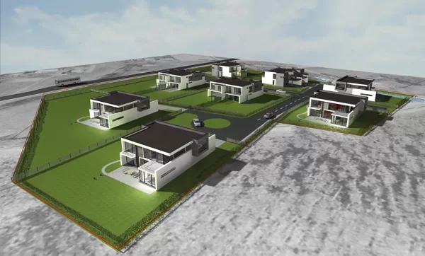 DVĪŅU UN SAVRUPMĀJU APBŪVES KOMPLEKSS. Rīga, Jaunciema gatve / Tehniskais projekts 2006.g.