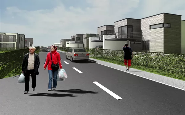 DVĪŅU UN SAVRUPMĀJU APBŪVES KOMPLEKSS. Rīga, Jaunciema gatve / Tehniskais projekts 2006.g.