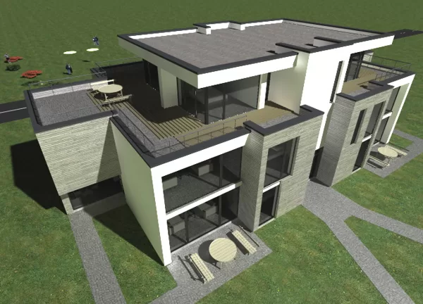 DVĪŅU UN SAVRUPMĀJU APBŪVES KOMPLEKSS. Rīga, Jaunciema gatve / Tehniskais projekts 2006.g.