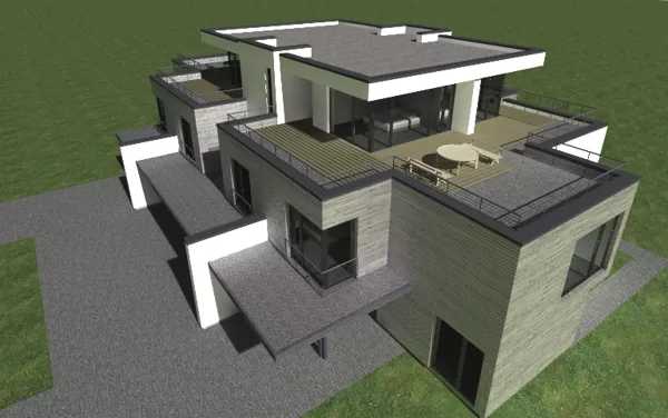 DVĪŅU UN SAVRUPMĀJU APBŪVES KOMPLEKSS. Rīga, Jaunciema gatve / Tehniskais projekts 2006.g.