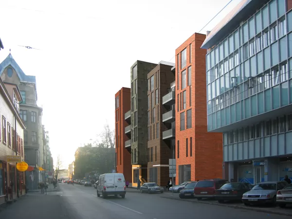 DAUDZDZĪVOKĻU DZĪVOJAMĀS ĒKAS APBŪVES PRIEKŠLIKUMS / Rīga, E.Birznieka Upīša ielā 2005/11