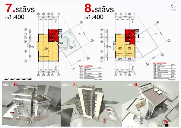 DAUDZDZĪVOKĻU DZĪVOJAMĀS ĒKAS APBŪVES PRIEKŠLIKUMS / Rīga, Krasta iela b/n / 2005/02