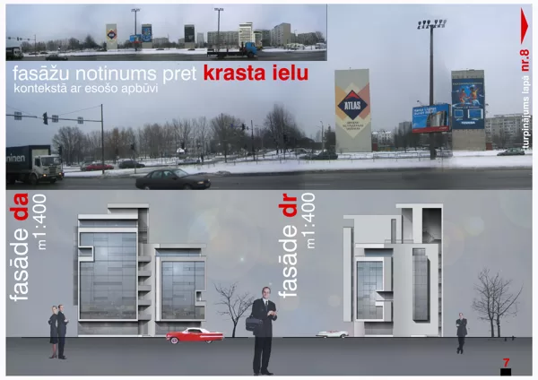 DAUDZDZĪVOKĻU DZĪVOJAMĀS ĒKAS APBŪVES PRIEKŠLIKUMS / Rīga, Krasta iela b/n / 2005/02